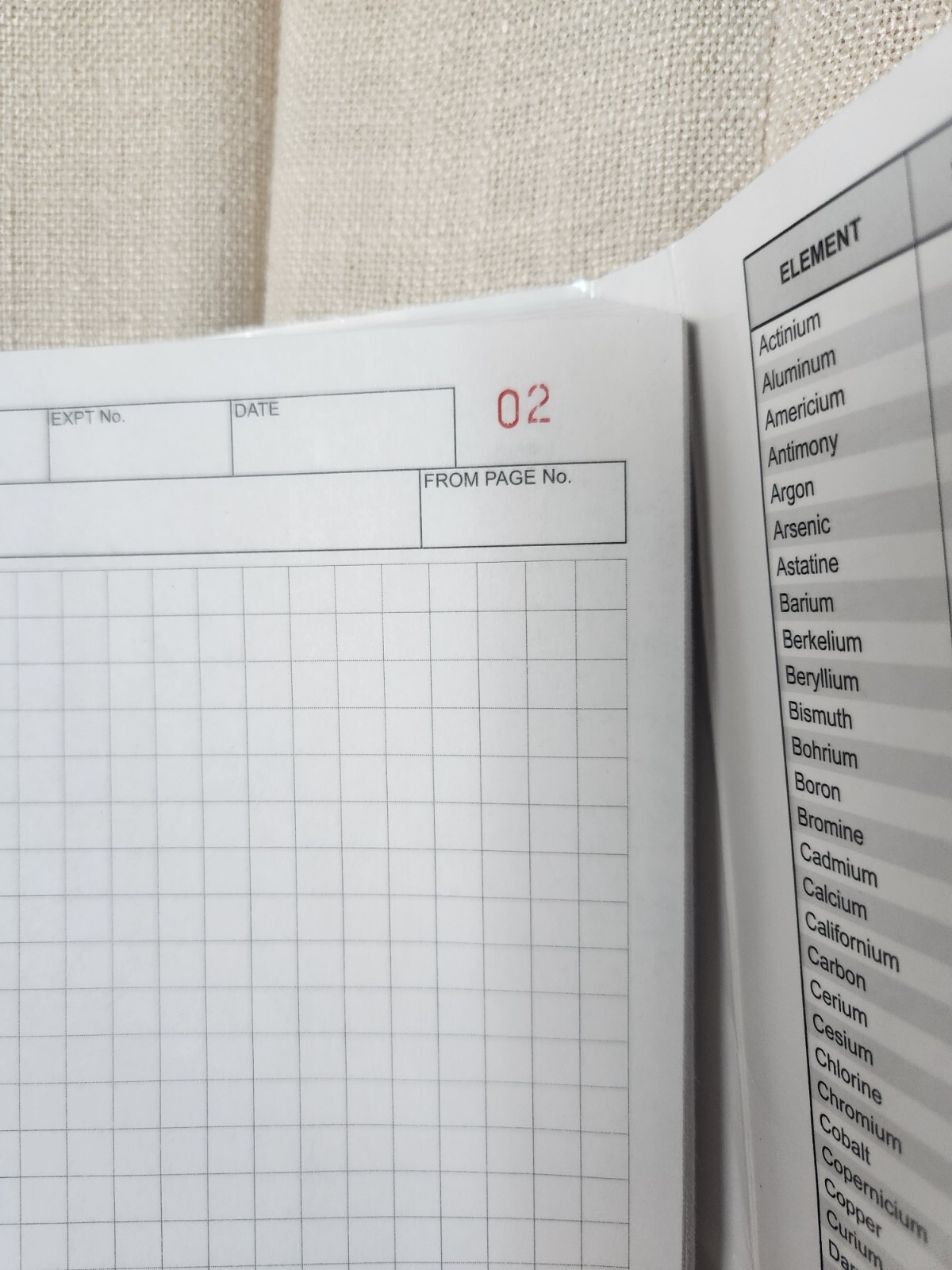 Lab Notebook 99 carbonless self-copying pages spiral bound Barbakam