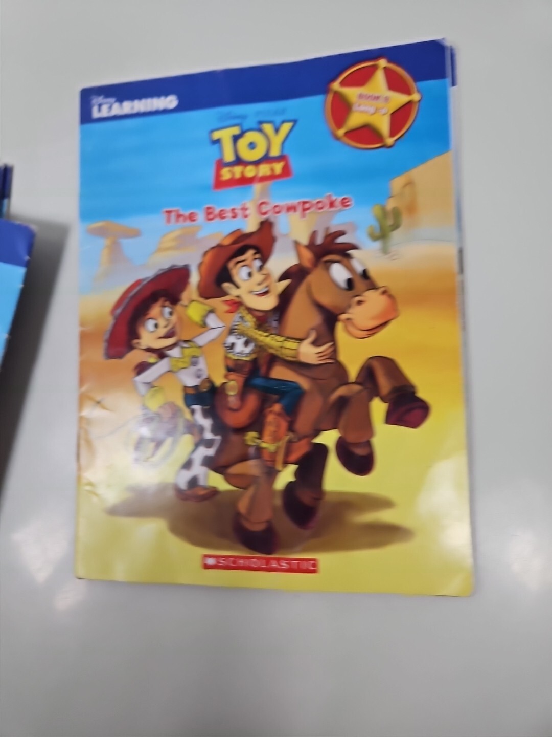 Disney LEARNING TOY STORY BOOK LOT PIXAR SCHOLASTIC 9 BOOK SET WOODY BUZZ GUC