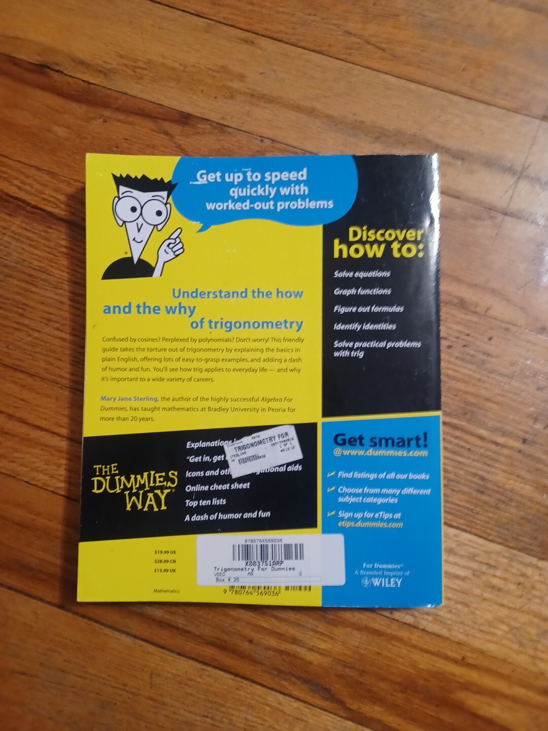 Trigonometry for Dummies by Mary Jane Sterling