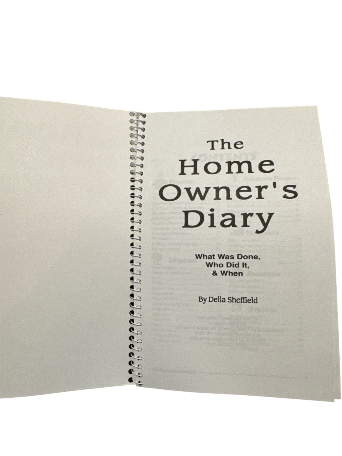 The Home Owner’s Diary: What Was Done, Who Did it, and When – Sheffield, Della