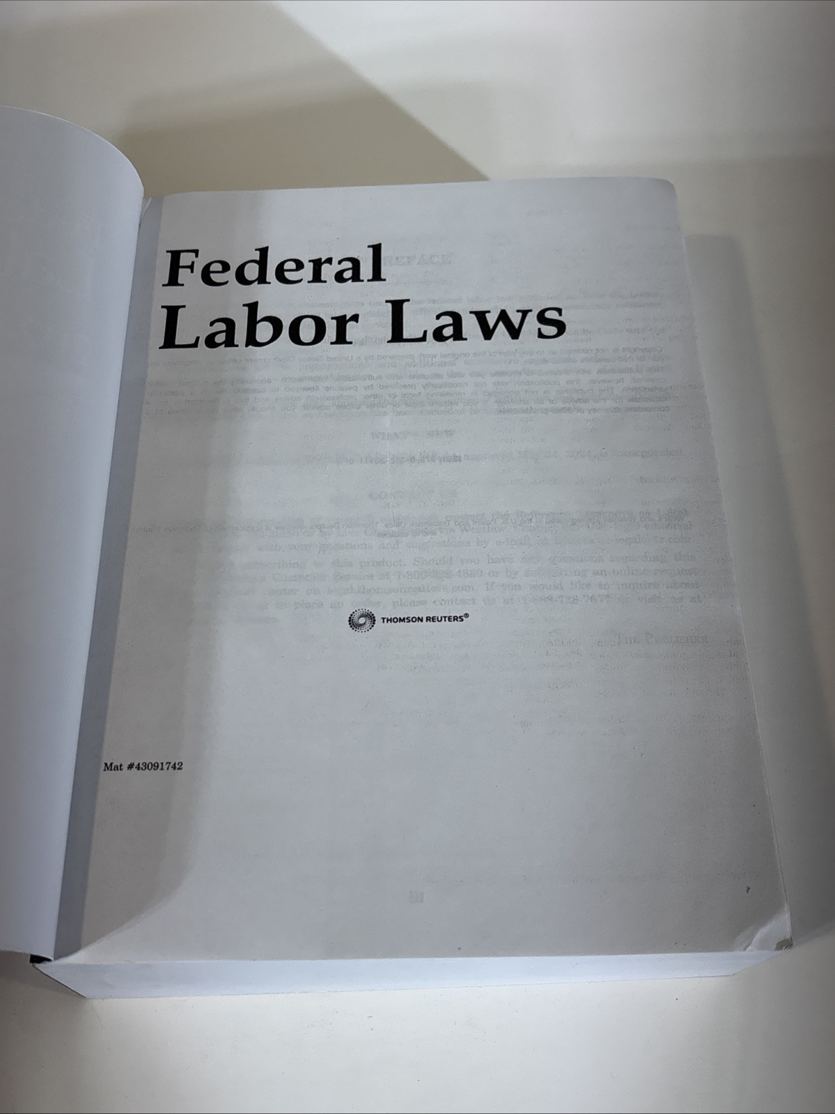 Federal Labor Laws 2024 Edition Thomson Reuters Law Book