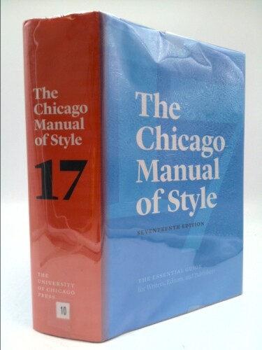 The Chicago Manual of Style, 17th Edition (1st THUS)