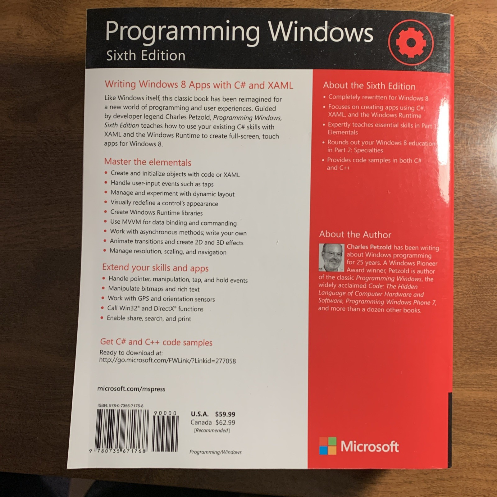 Programming Windows :Writing Windows 8 Apps with C# and XAML by Charles Petzold