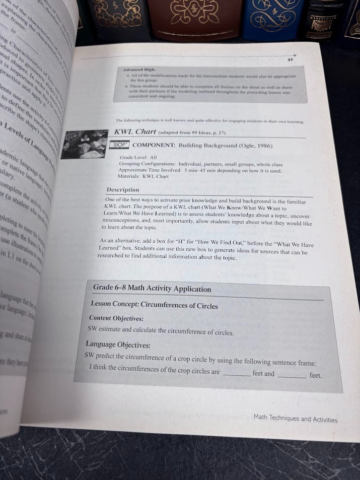 SIOP Model Teaching Mathematics English Learners Echevarria Vogt Short 2009 PB G