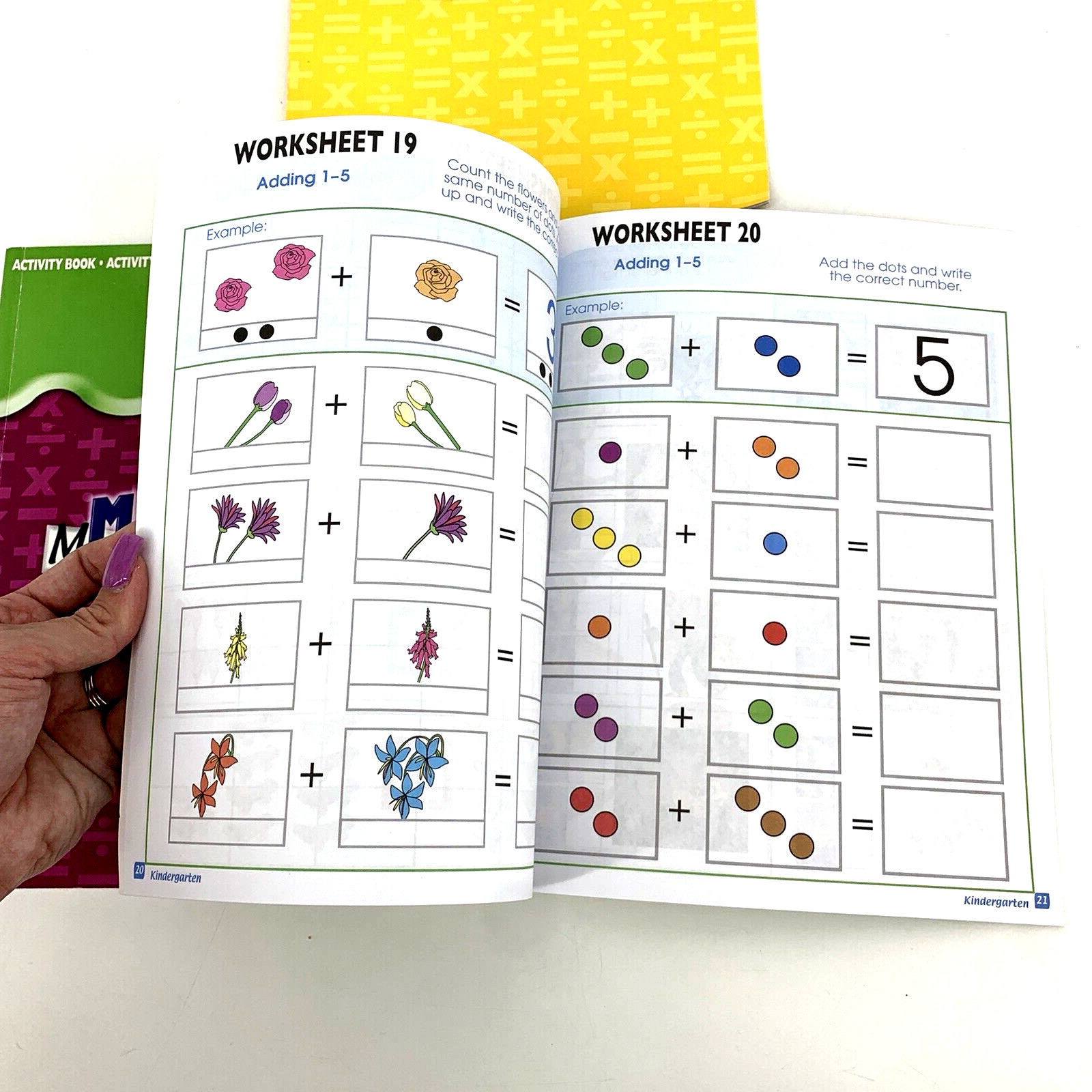 Math Mastermind Kindergarten Workbook Activity Book & Parents Manual UNUSED
