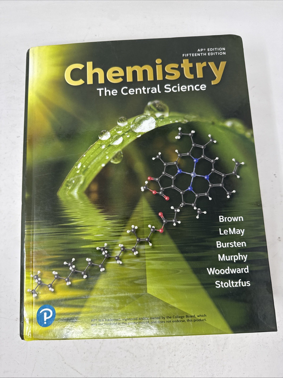 Chemistry: The Central Science AP Ed. 15th Ed. *Unused W/Damage To Pages 60-65