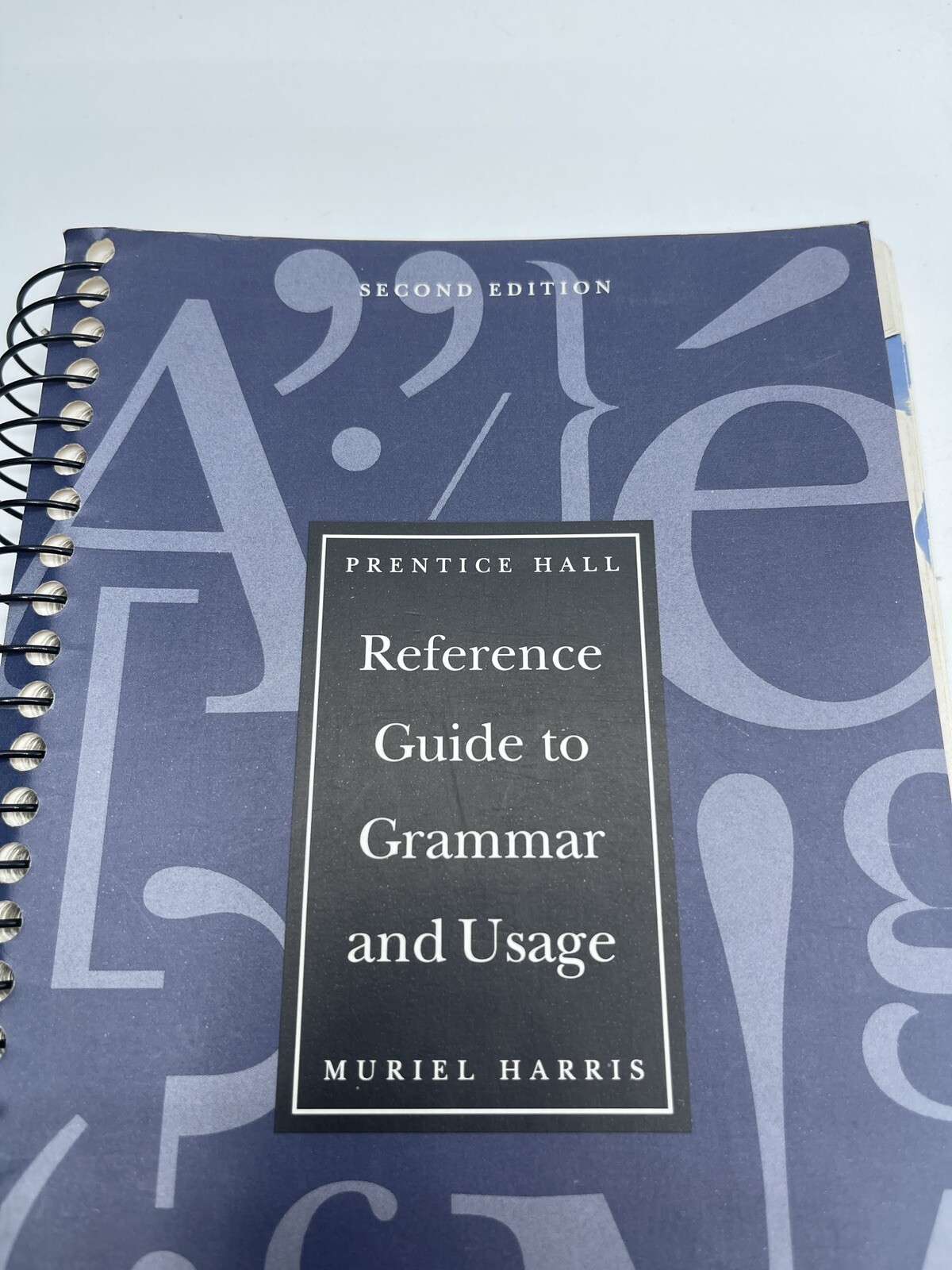 Prentice Hall Reference Guide To Grammer And Usage Harris 2nd Ed Without Exer.