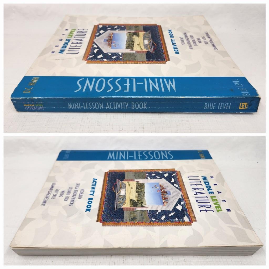 Heath Middle Level Literature Mini-Lessons Blue Level Activity Book