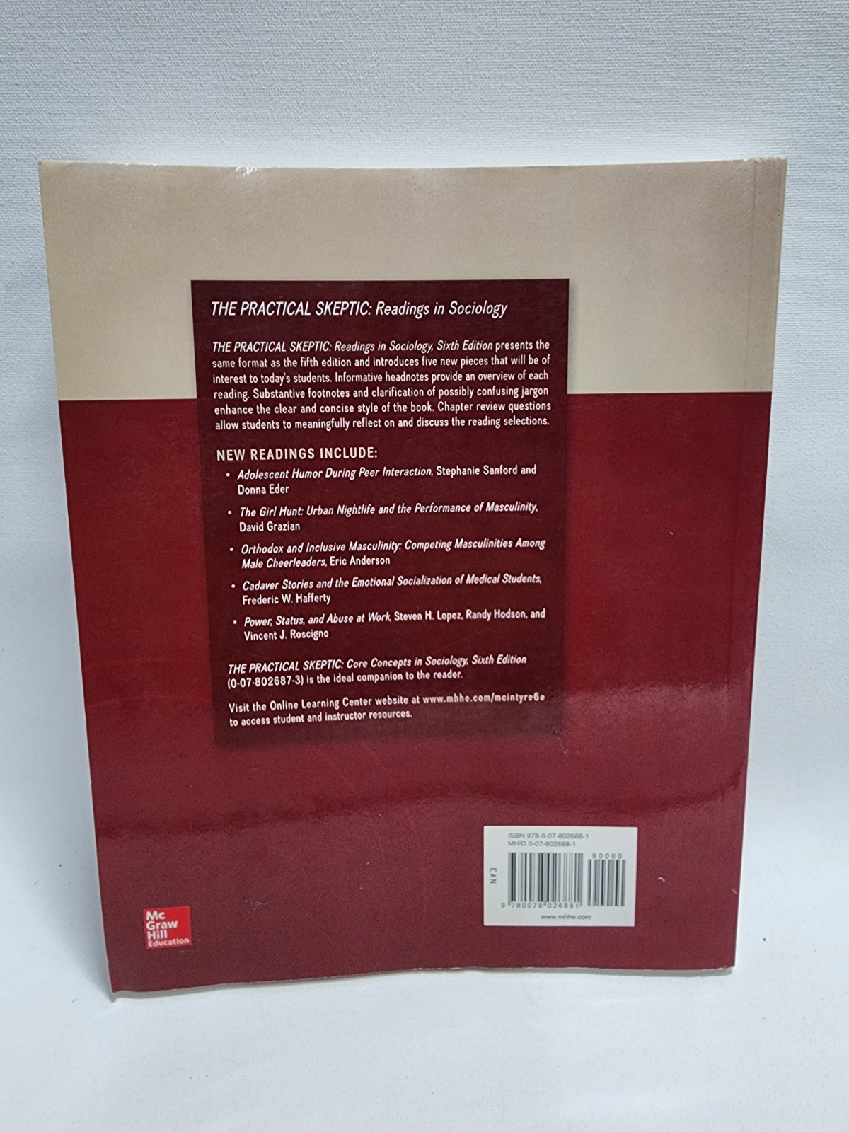 The Practical Skeptic: Readings in Sociology by Lisa J. McIntyre