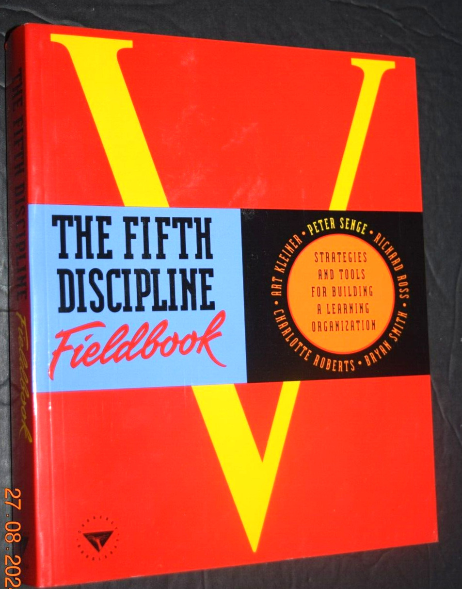 “THE FIFTH DISCIPLINE – Strategies n Tools,” Soft Cover Book, 590 Pages Like-New