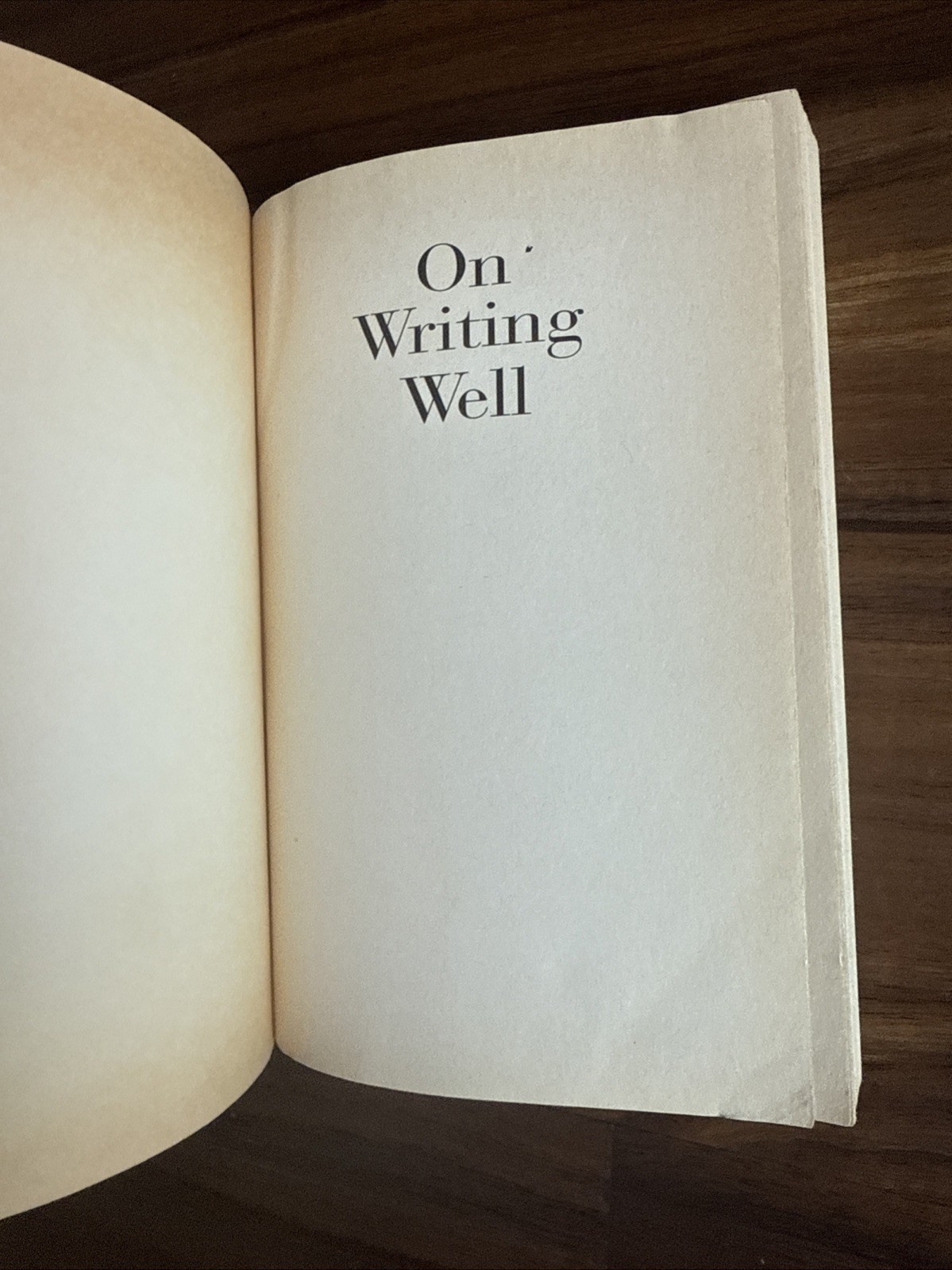 On Writing Well : The Classic Guide to Writing Nonfiction by William Zinsser…