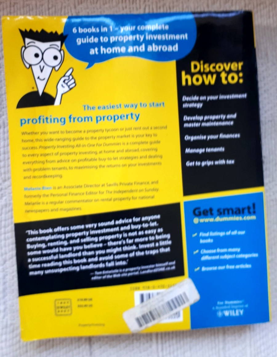 PROPERTY INVESTING All-in-one for DUMMIES UK Edition paperback