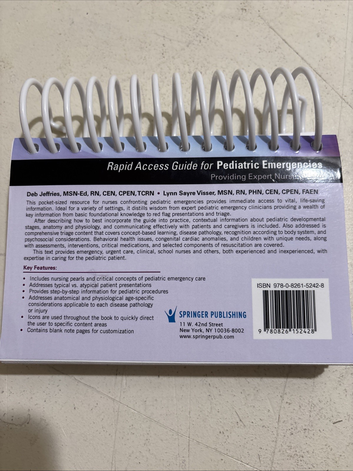 Rapid Access Guide for Pediatric Emergencies: Providing Expert Nursing Care by D