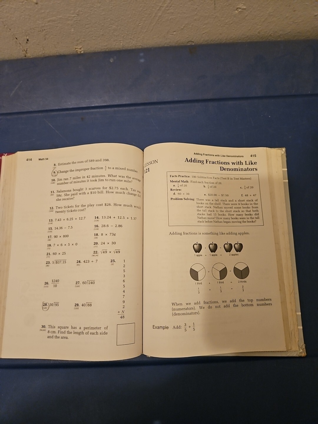 Math 54 : An Incremental Development by John Saxon and Stephen Hake 1995
