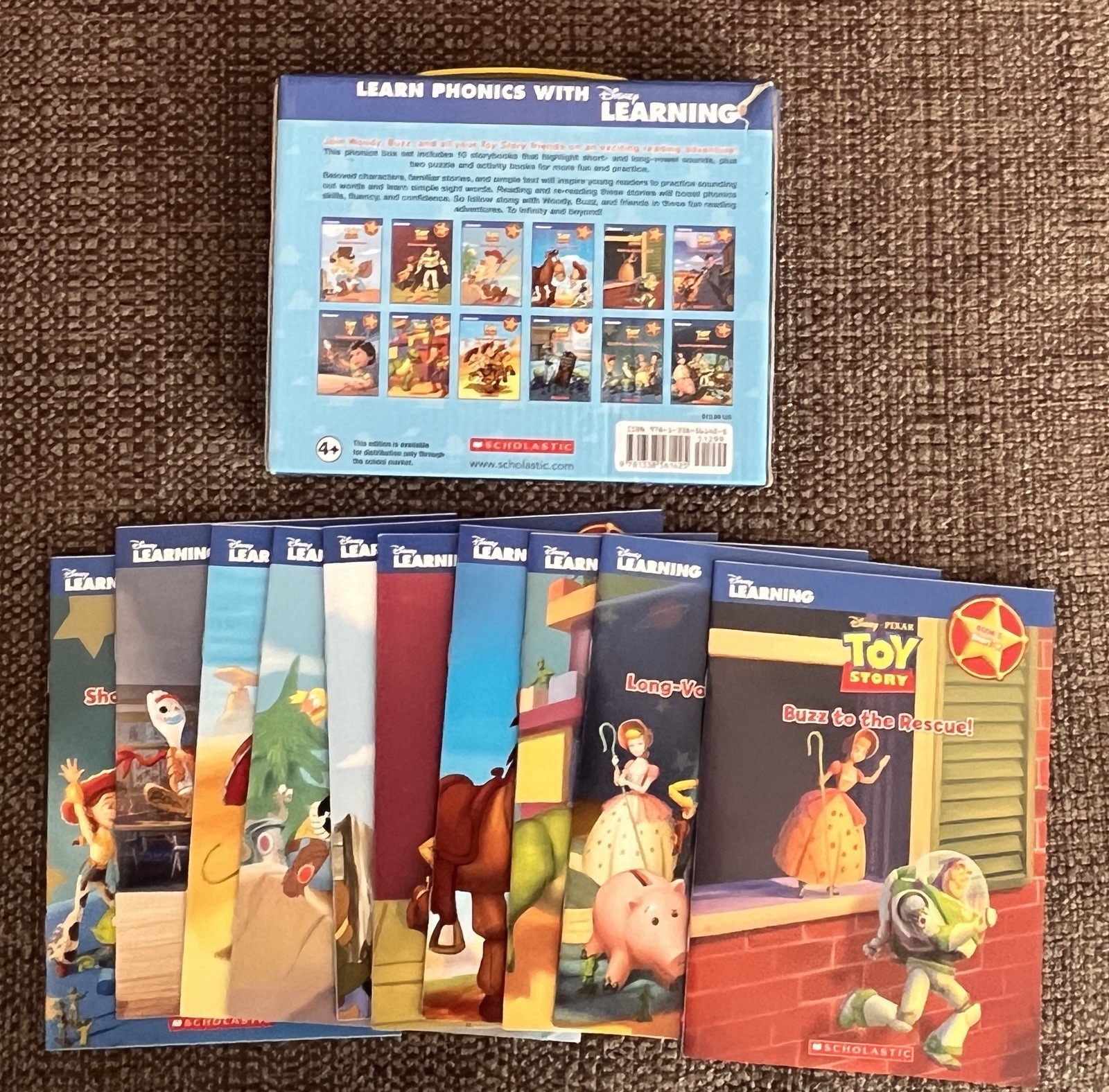 Toy Story: Phonics Reading Program (Disney Pixar) Missing 6&10 Great Condition