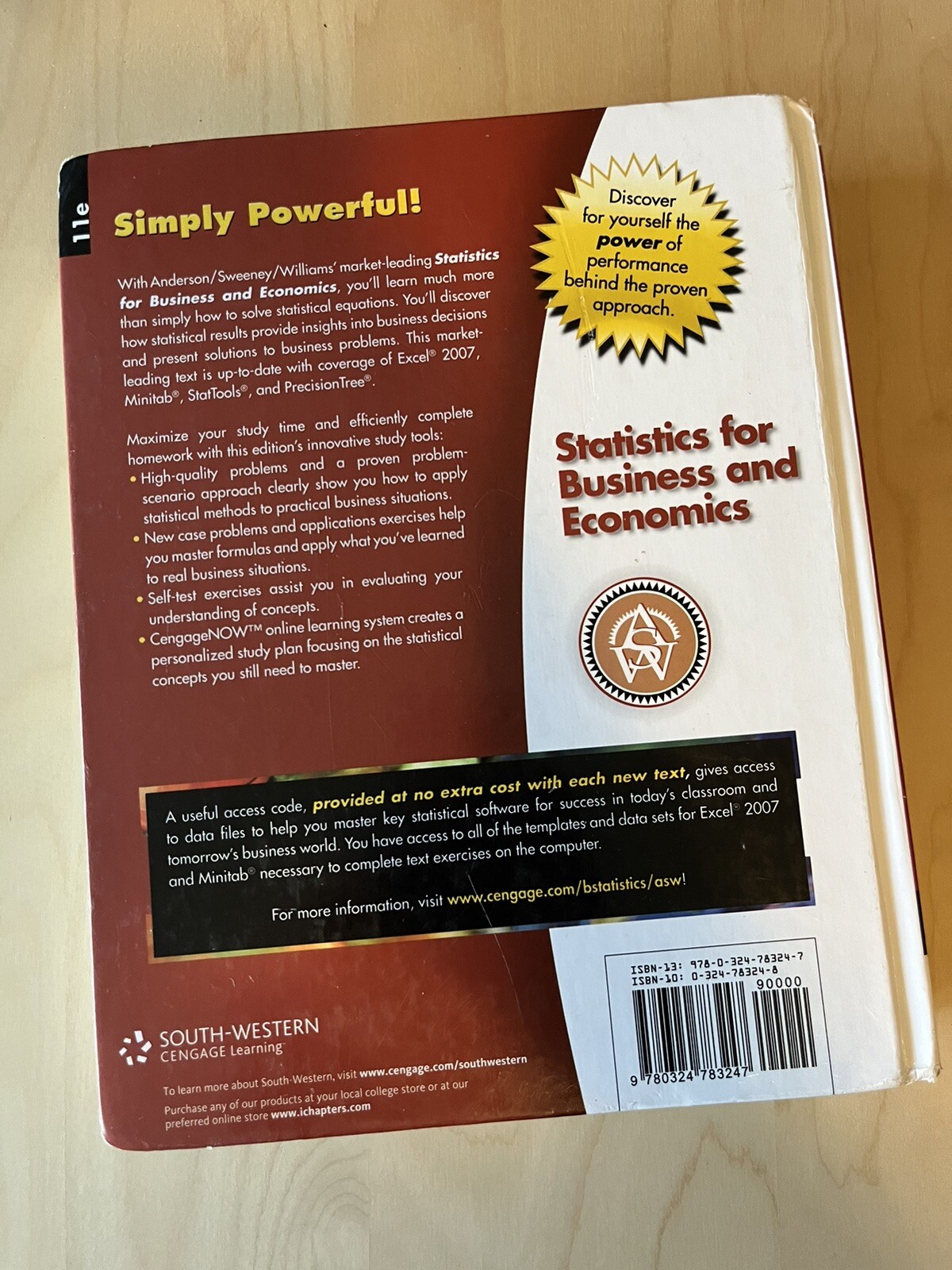 Statistics for Business and Economics by Dennis J. Sweeney, David R. Anderson…