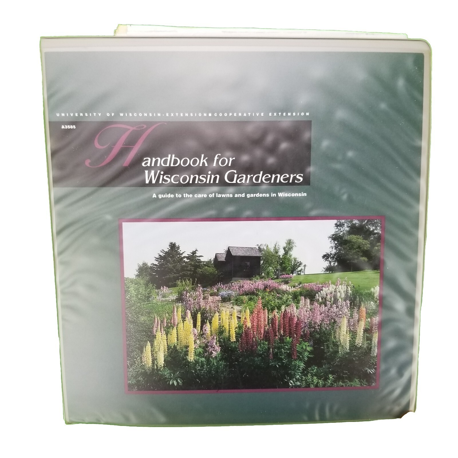 ✅Handbook For Wisconsin Gardeners – UW University Wisconsin 3-Ring Textbook RARE