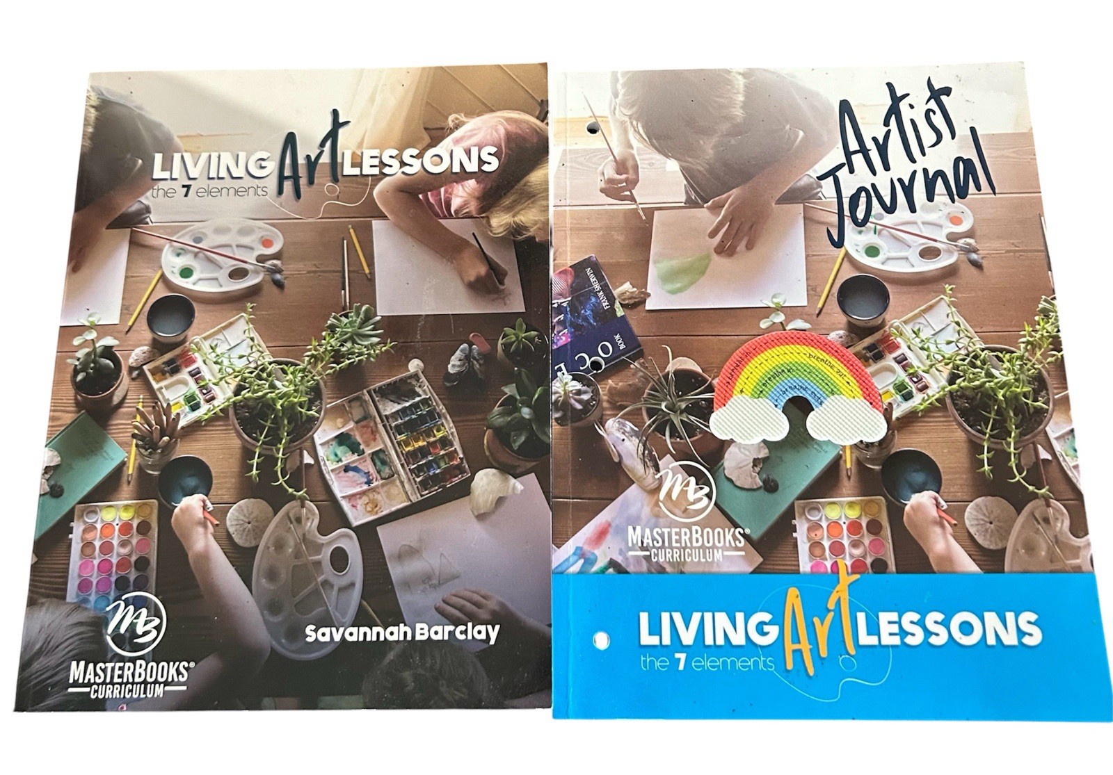 Living Art Lessons 2 Books Teachers And Student Workbook Used Up To Page 37
