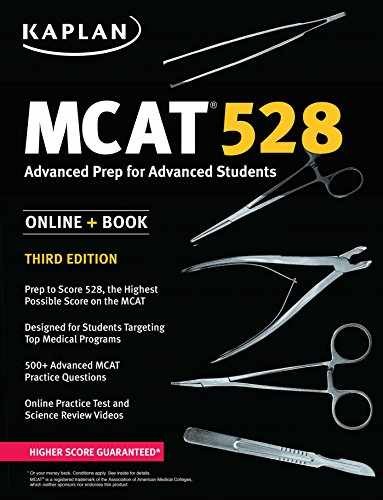 MCAT 528: Advanced Prep for – Paperback, by Kaplan Test Prep – Very Good