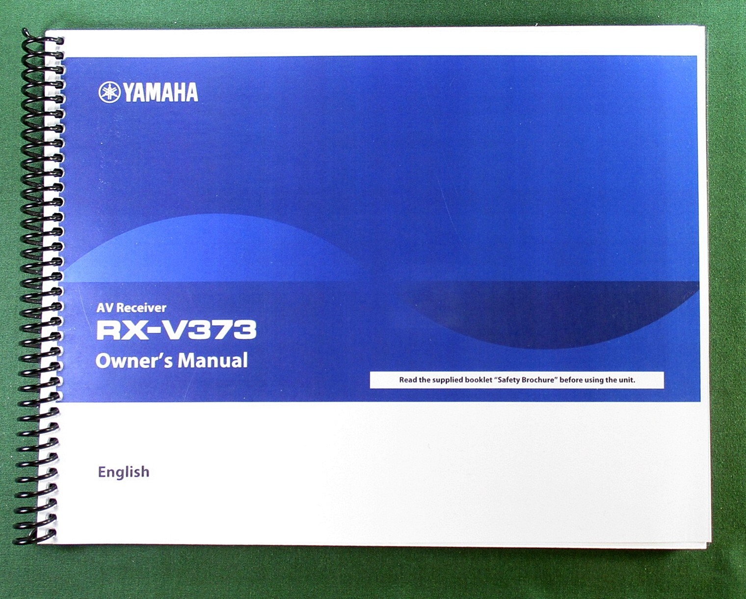 Yamaha RX-V373 Instruction Manual: Full Color 83 Pages & Protective Covers!