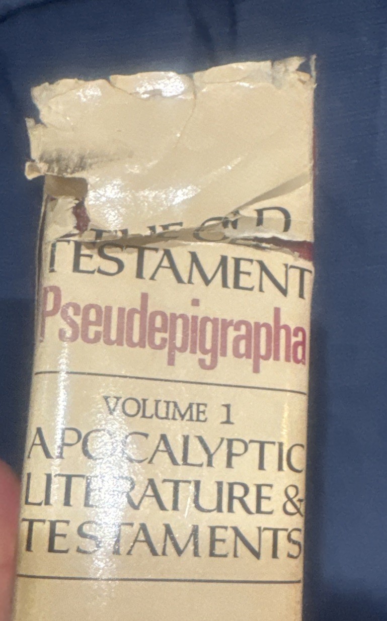 The Old Testament Pseudepigrapha, Vol 1: Apocalyptic Literature & Testaments