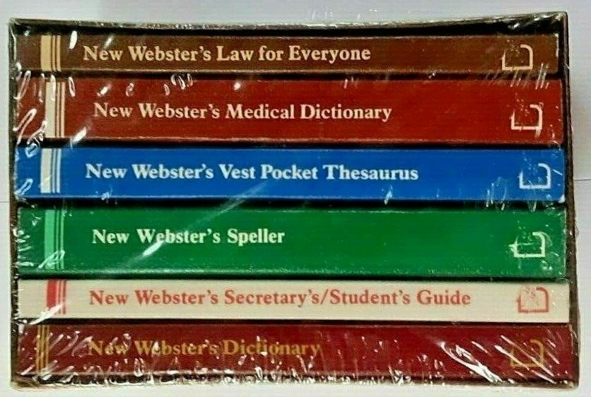 The NEW WEBSTER’S Desk Reference Library (1981, Paperback) 6 VOLUMES 1,568 PAGES