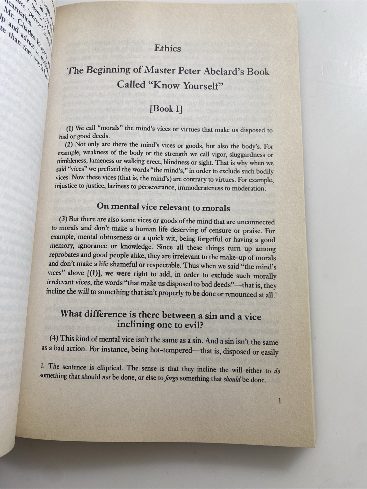 Ethical Writings: ‘Ethics’ and ‘Dialogue Between a Philosopher, a Je – abau