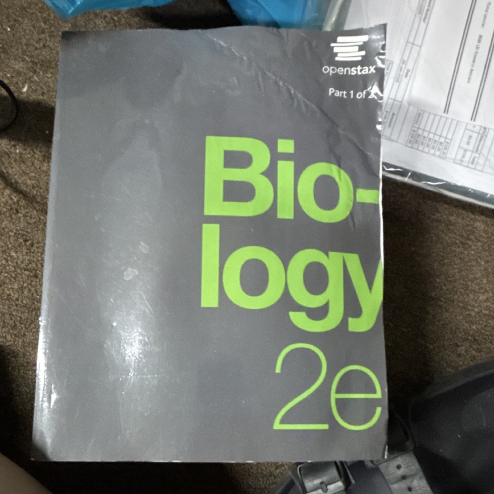 OpenStax Biology 2e Paperback Textbook Set Part 1 & 2 Science