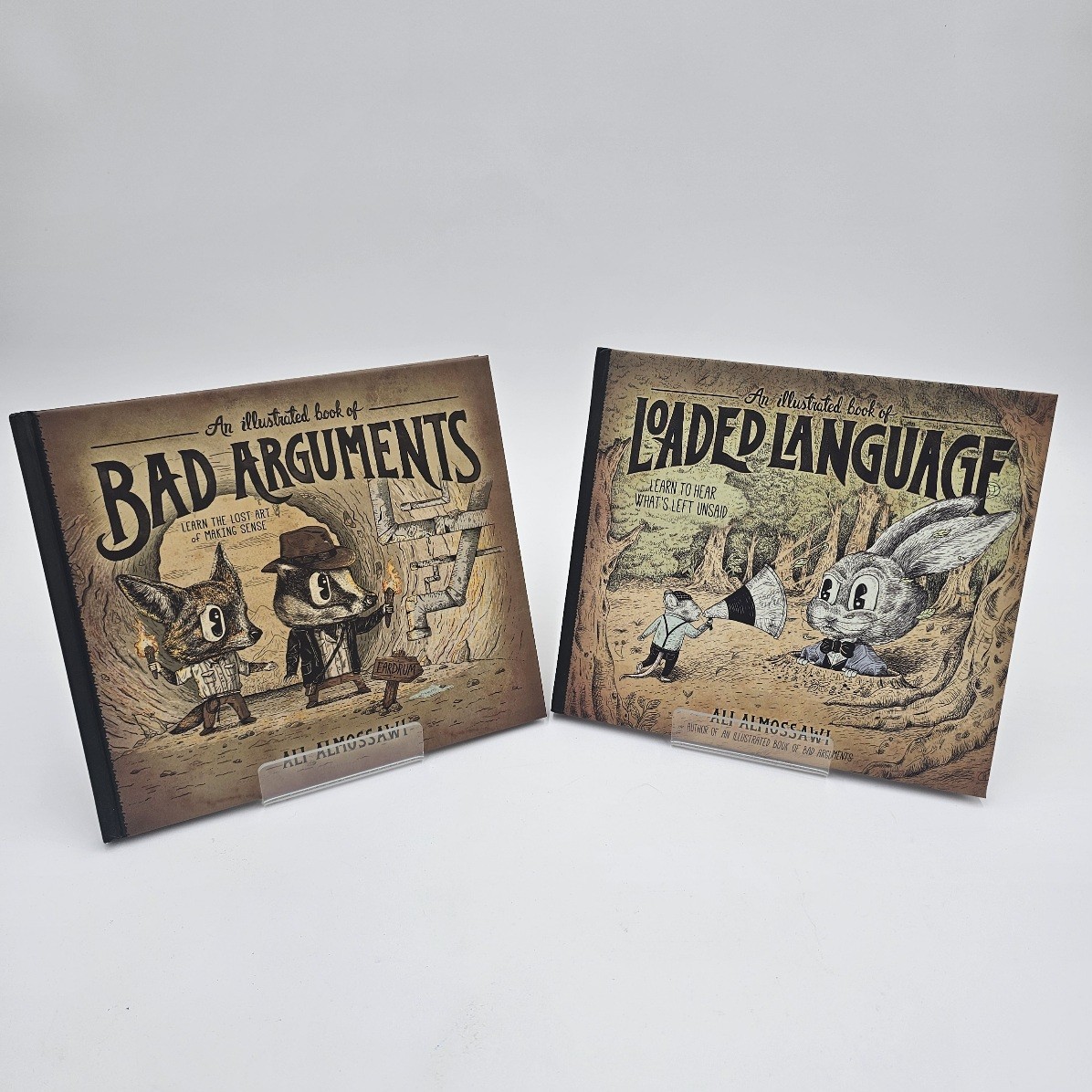 LIKE NEW Lot of 2 | Bad Arguments & Loaded Language | Homeschool Logic Books HC