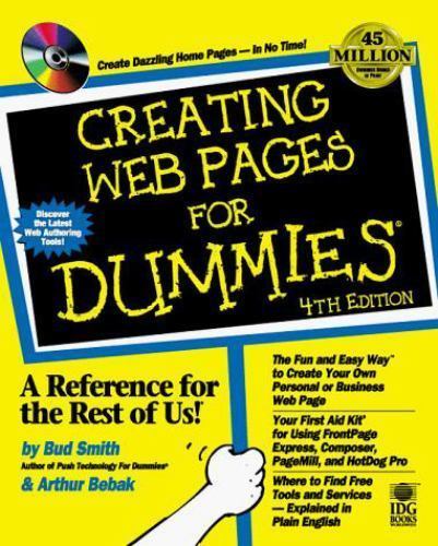 Creating Web Pages for Dummies (4th ed), Bud E. Smith, 9780764505041