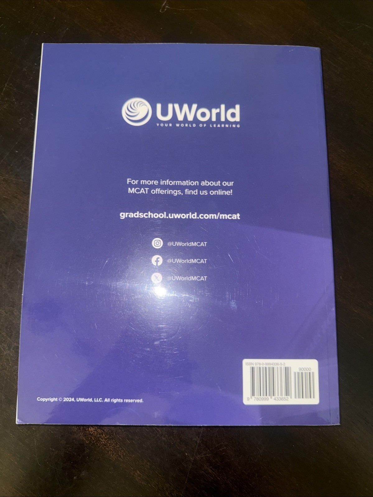 UWorld MCAT Prep Book CARS Critical Analysis & Reasoning Skills 2025-2026