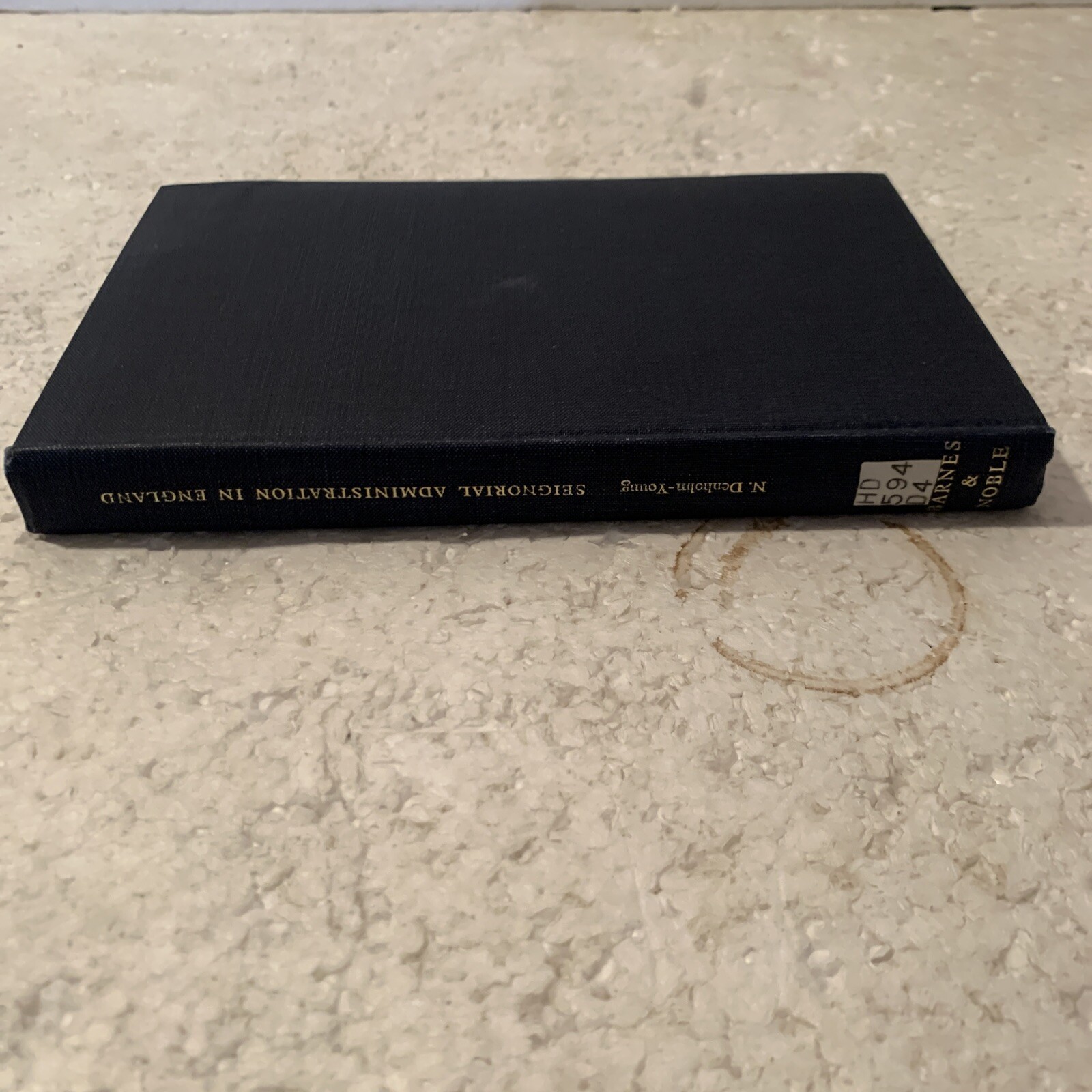 Seignorial Administration in England By Noel Denholm-Young Hardcover 1964 Import