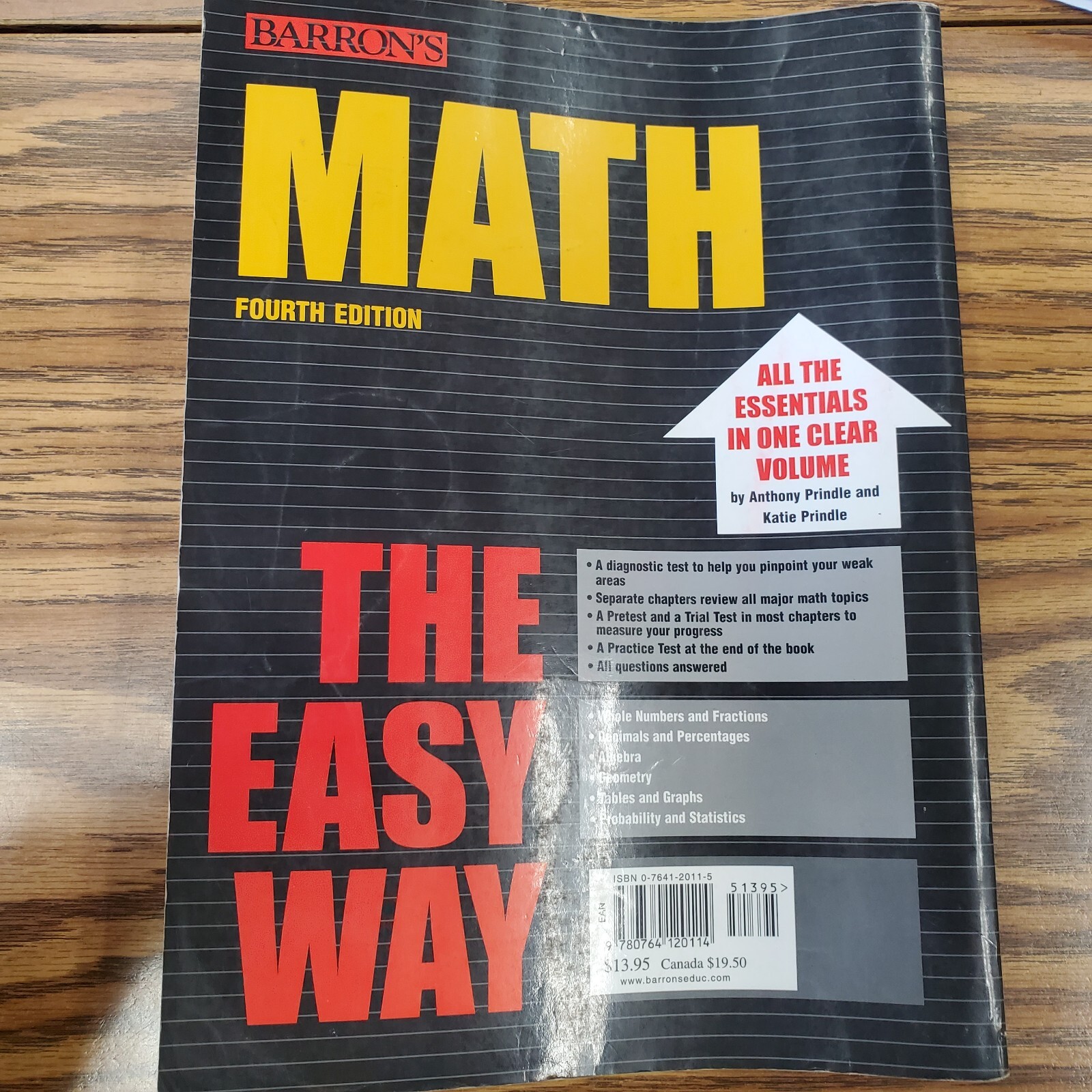 Barron’s Easy Ser.: Math the Easy Way by Katie Prindle and Anthony Prindle…