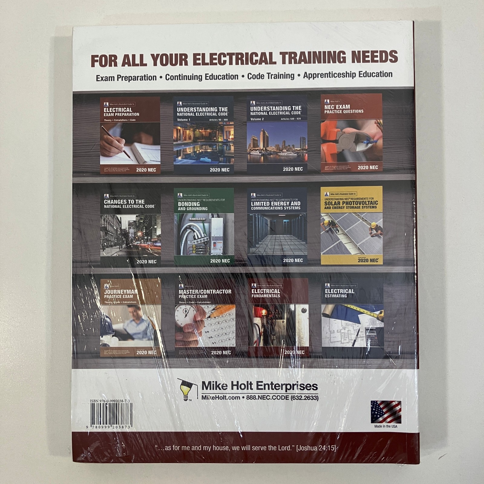 SEALED Mike Holt’s Illustrated Guide to Electrical Exam Preparation 2020 NEC TPB