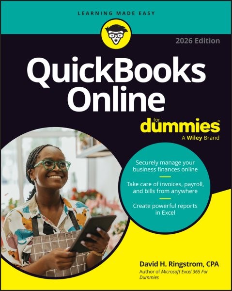 Quickbooks Online for Dummies, 2026, Paperback by Ringstrom, David H., Brand …