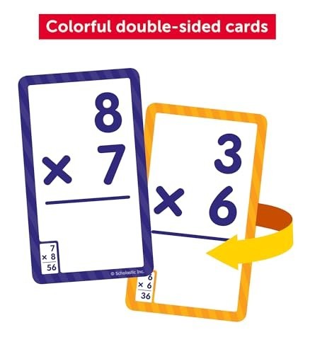 Flash Cards: Multiplication 0 – 12, Free Shipping