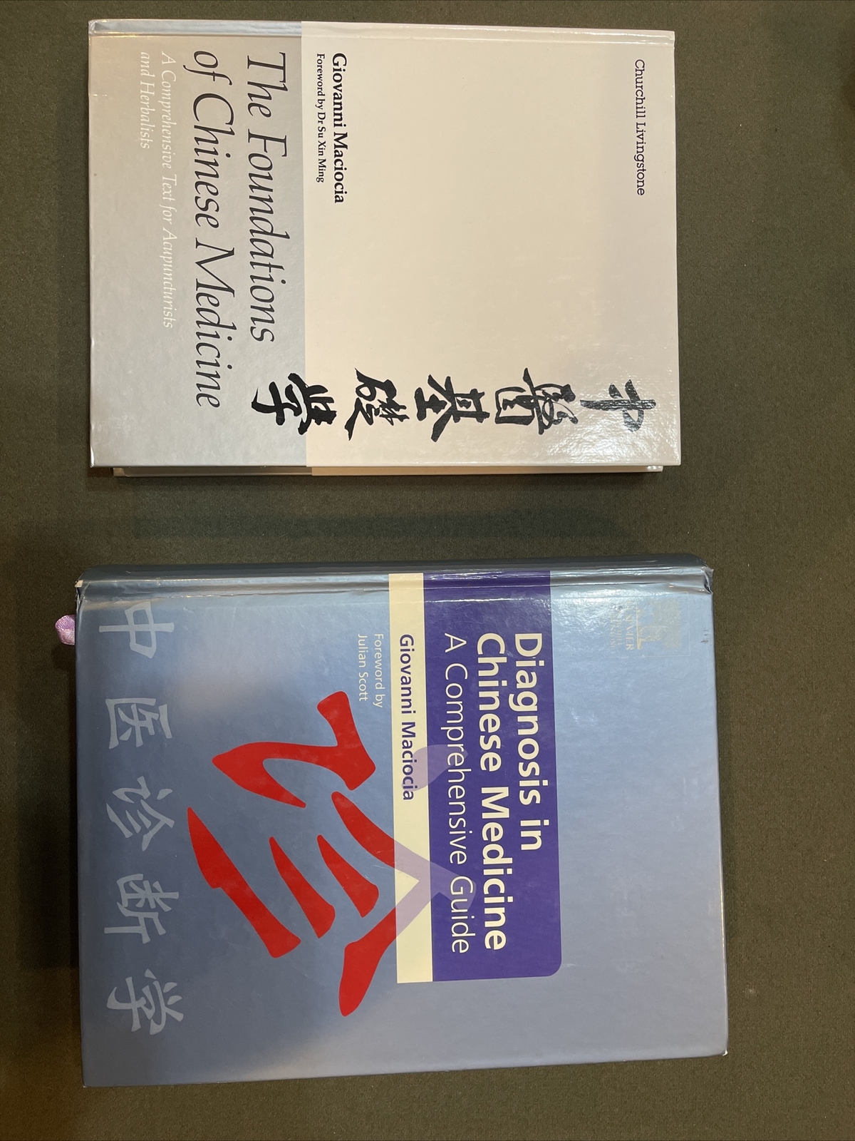 Diagnosis in Chinese Medicine & Foundations of Chinese Medicine Giovanni Macioca