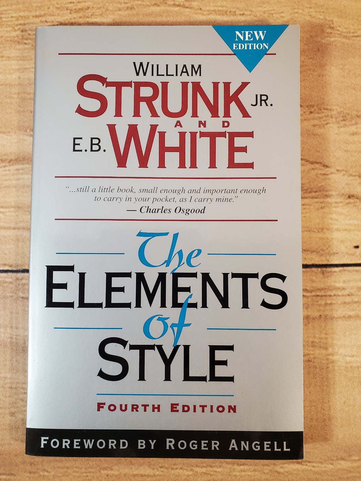 Elements of Style Strunk & White 4th Edition 2002 Writing Guide Classic
