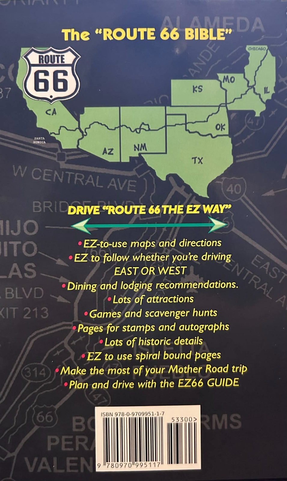 ROUTE 66 EZ GUIDE for Travelers 6th Edition NEW 2026 !!!