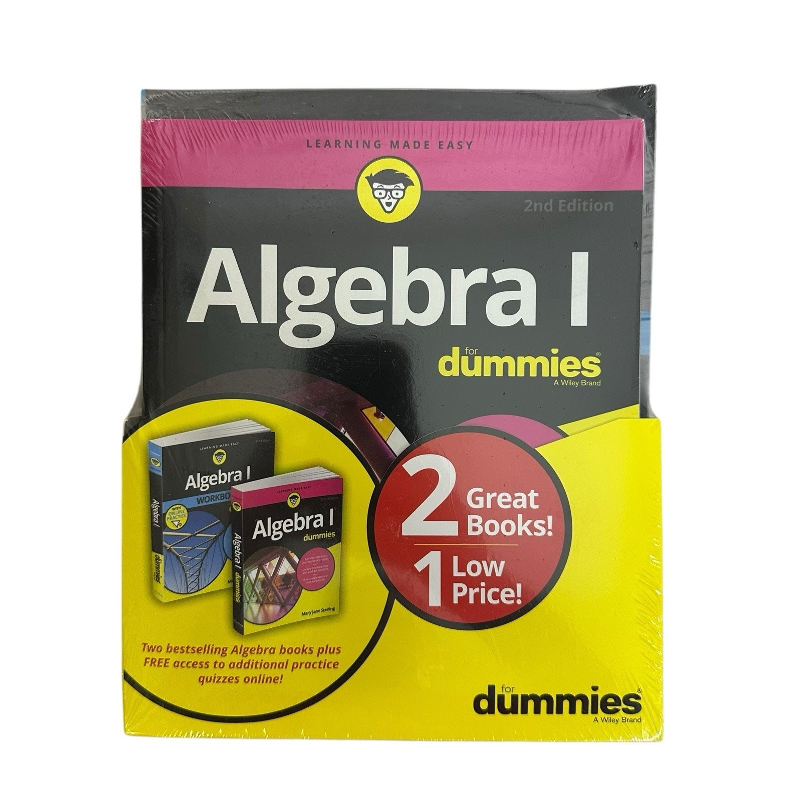 Algebra I for Dummies Book and Workbook Bundle by Mary Jane Sterling New