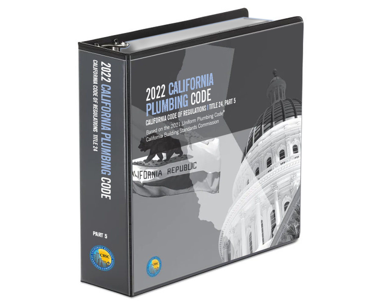 2022 California PLUMBING code -BOOK & BINDER