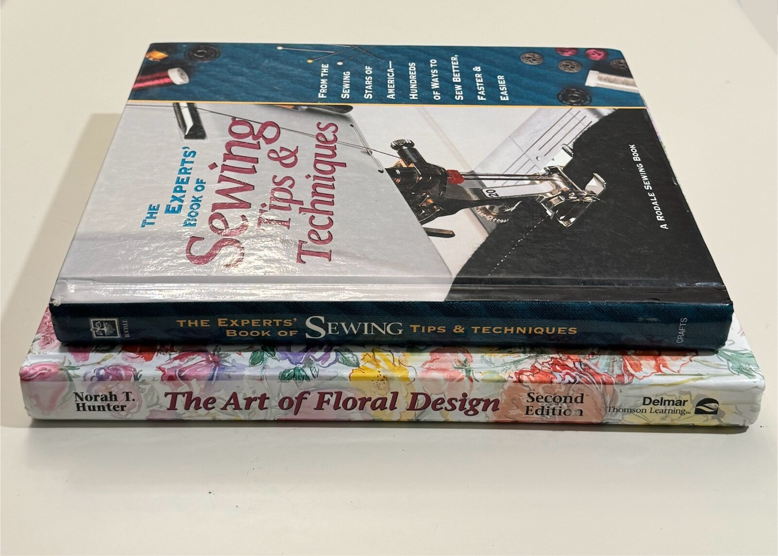 *VINTAGE BUNDLE* Floral Design + Sewing Tips: Coffee Table BOOK H.C. CRAFTING
