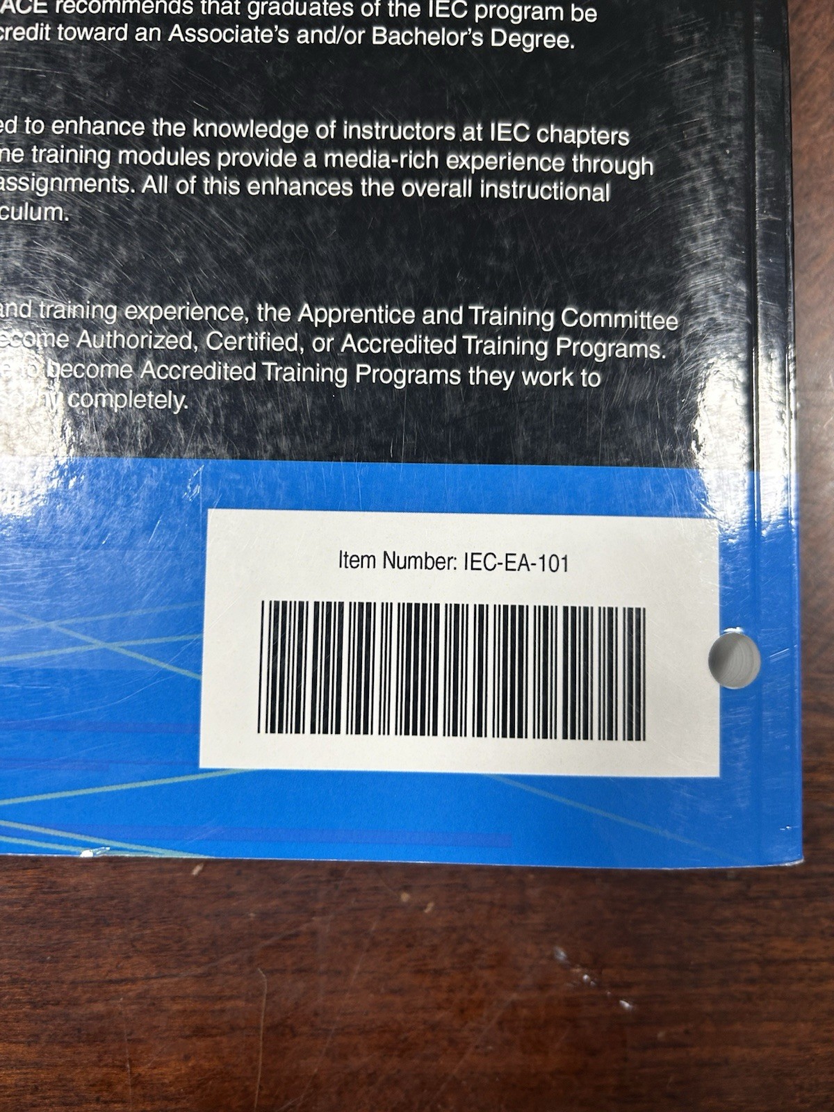 IEC Electrical Apprenticeship Curriculum: 1st year Student Manual 2023-2024 PB
