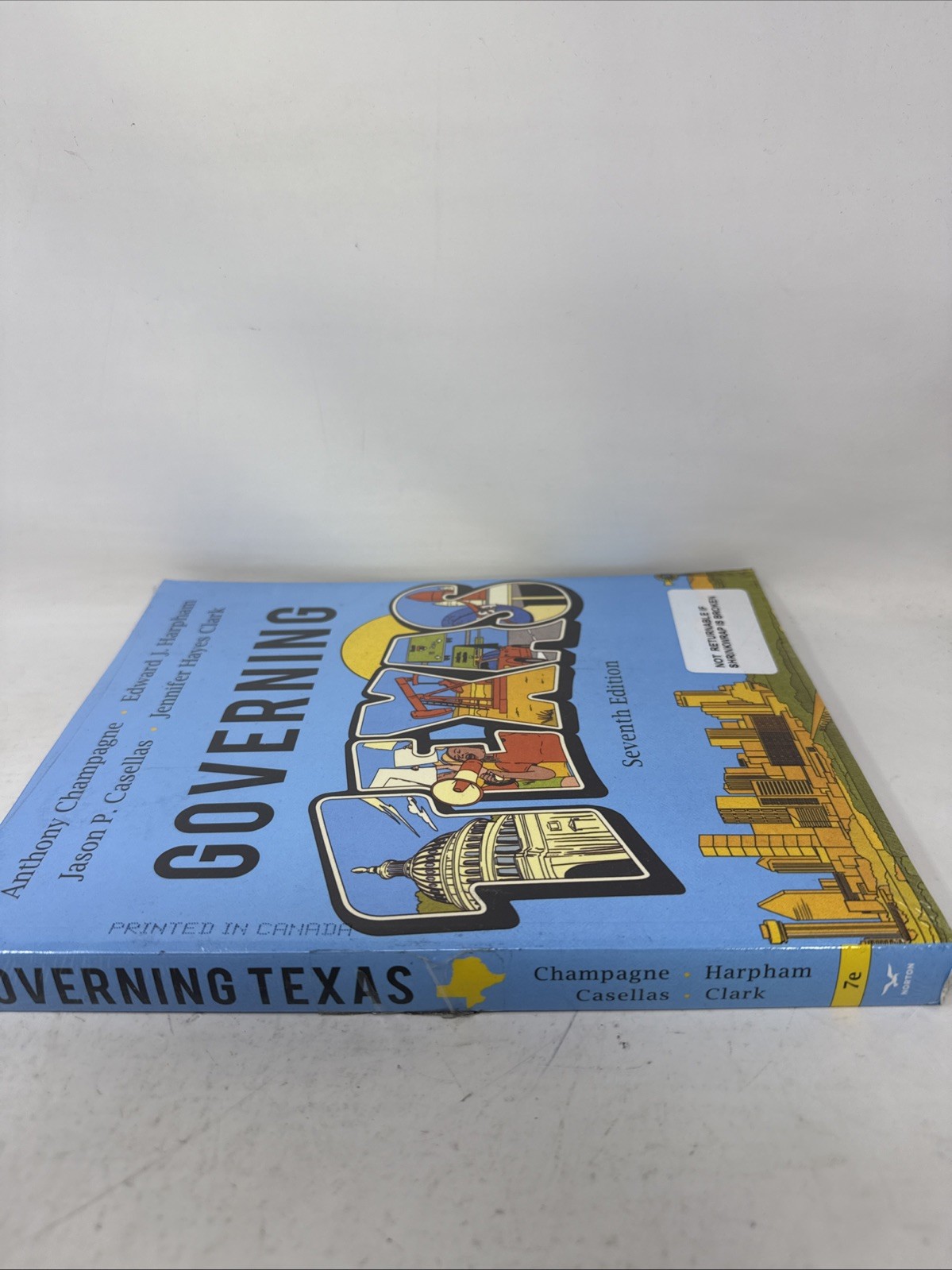 Governing Texas, Seventh Edition. Paperback