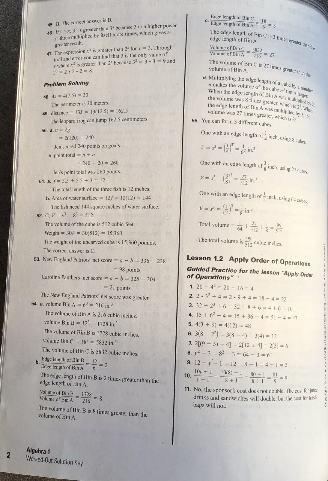 Holt McDougal Larson Algebra 1 Teacher Solution Key , Student Common Core Set
