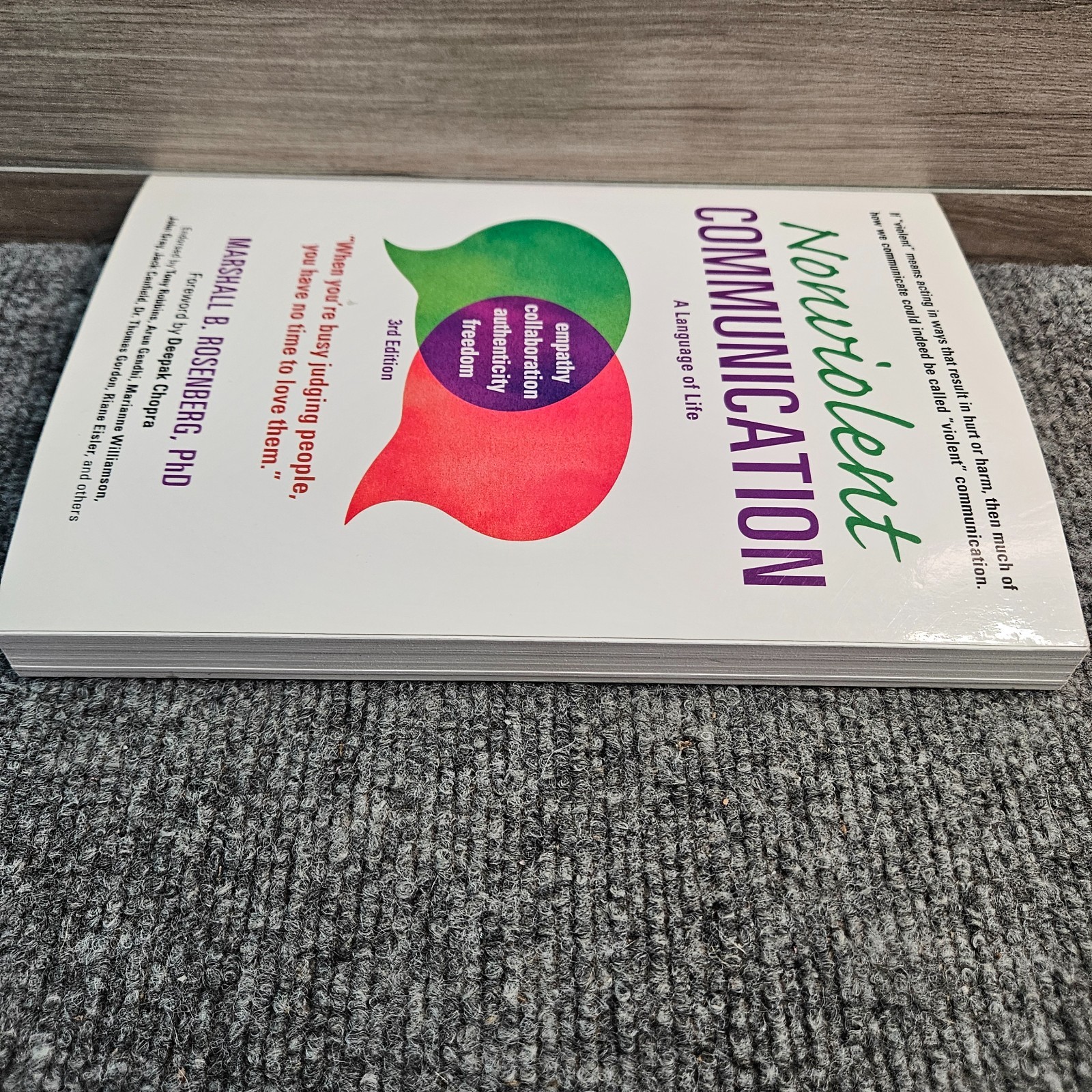 Nonviolent Communication 3rd Ed Marshall Rosenberg Language of Life PB