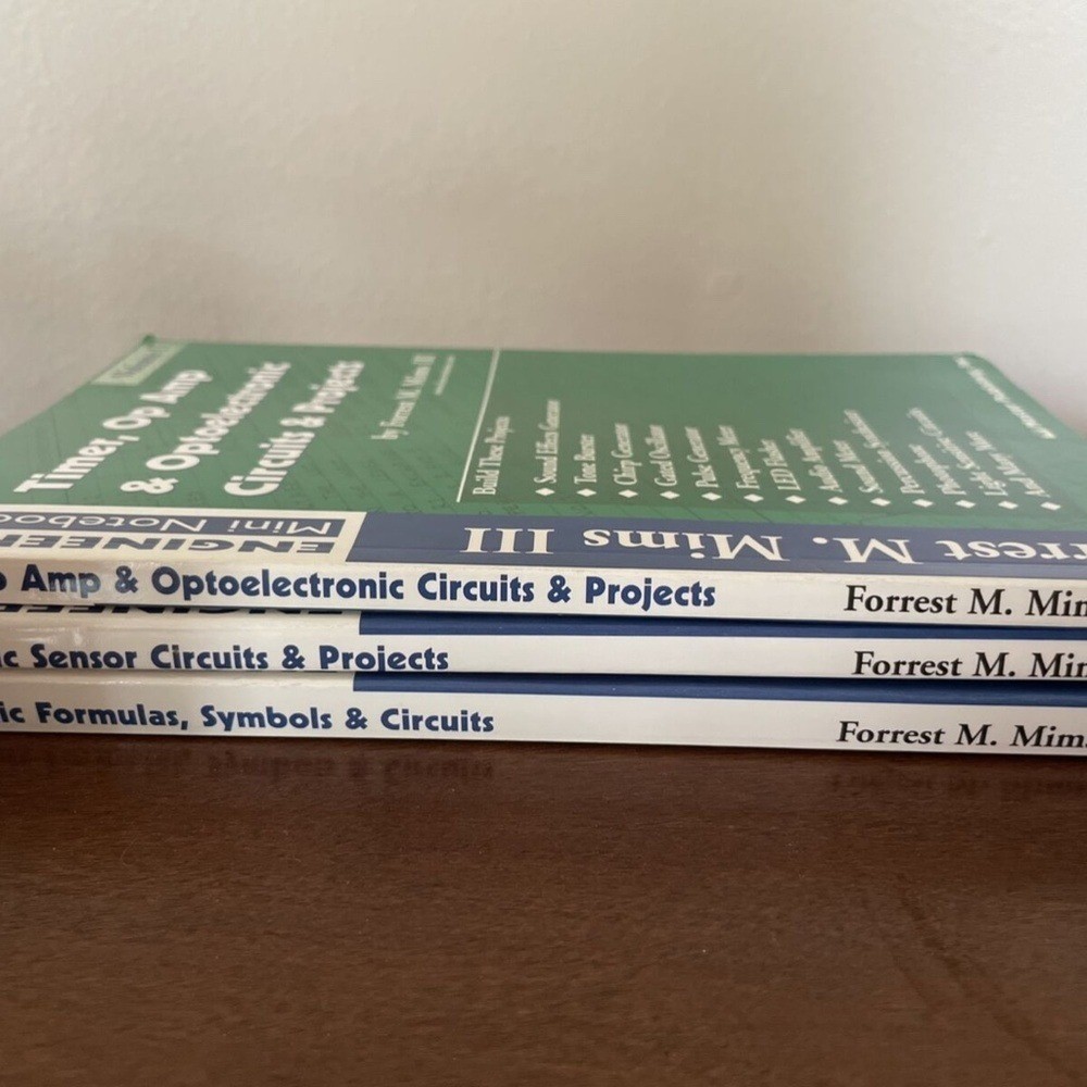 Lot Of 3 Engineers Mini Notebook Volume I, III, IV Forrest M Mims III