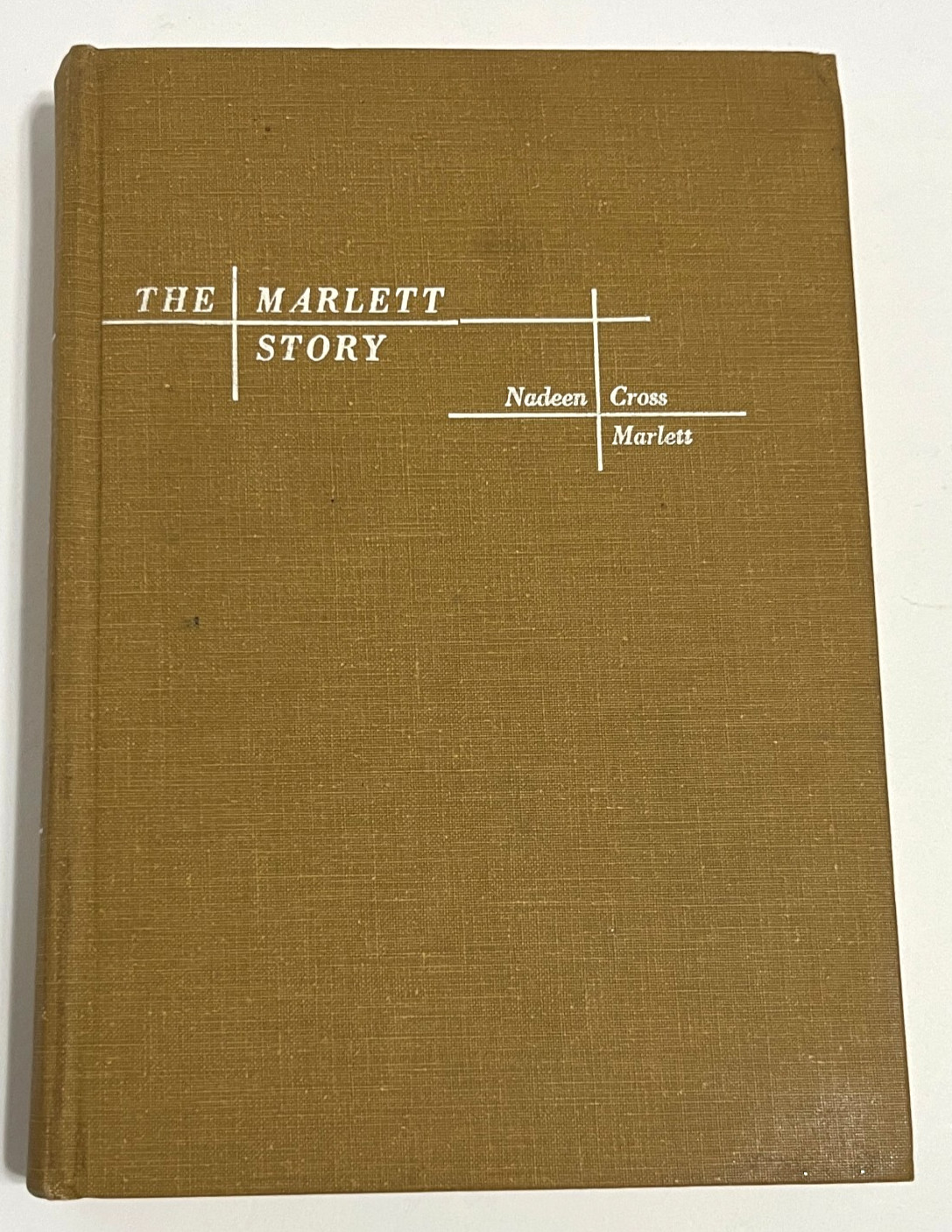 THE MARLETT STORY Genealogy Documentation Southeast HC Signed Nadeen Cross 1983