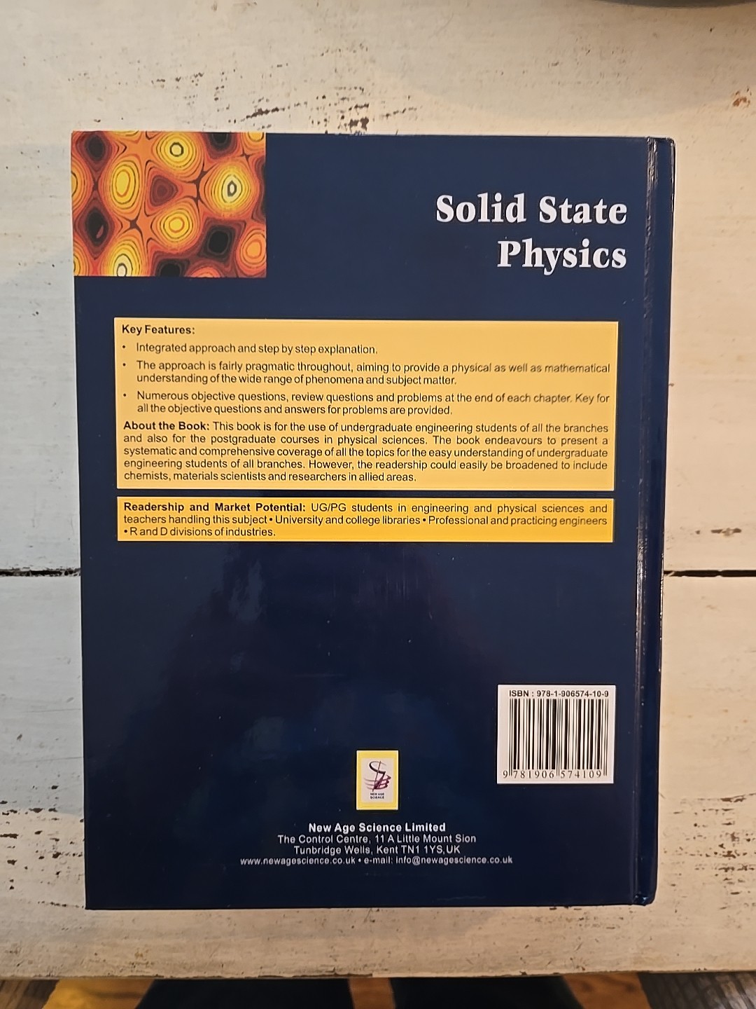 Solid State Physics, Pillai, S. O., 6th Edition