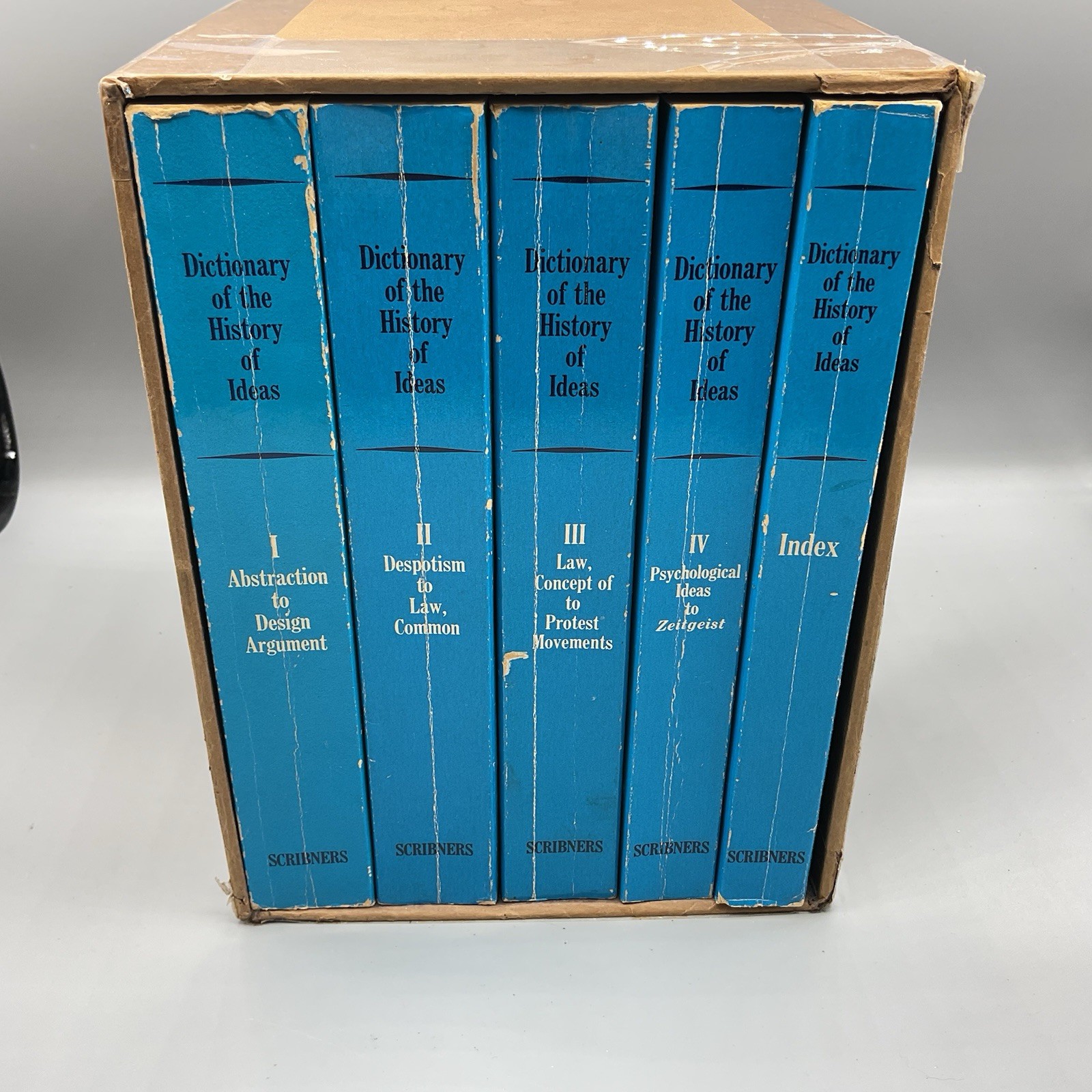 5 Dictionary of the History of Ideas TPB Vintage Charles Scribners Complete Set